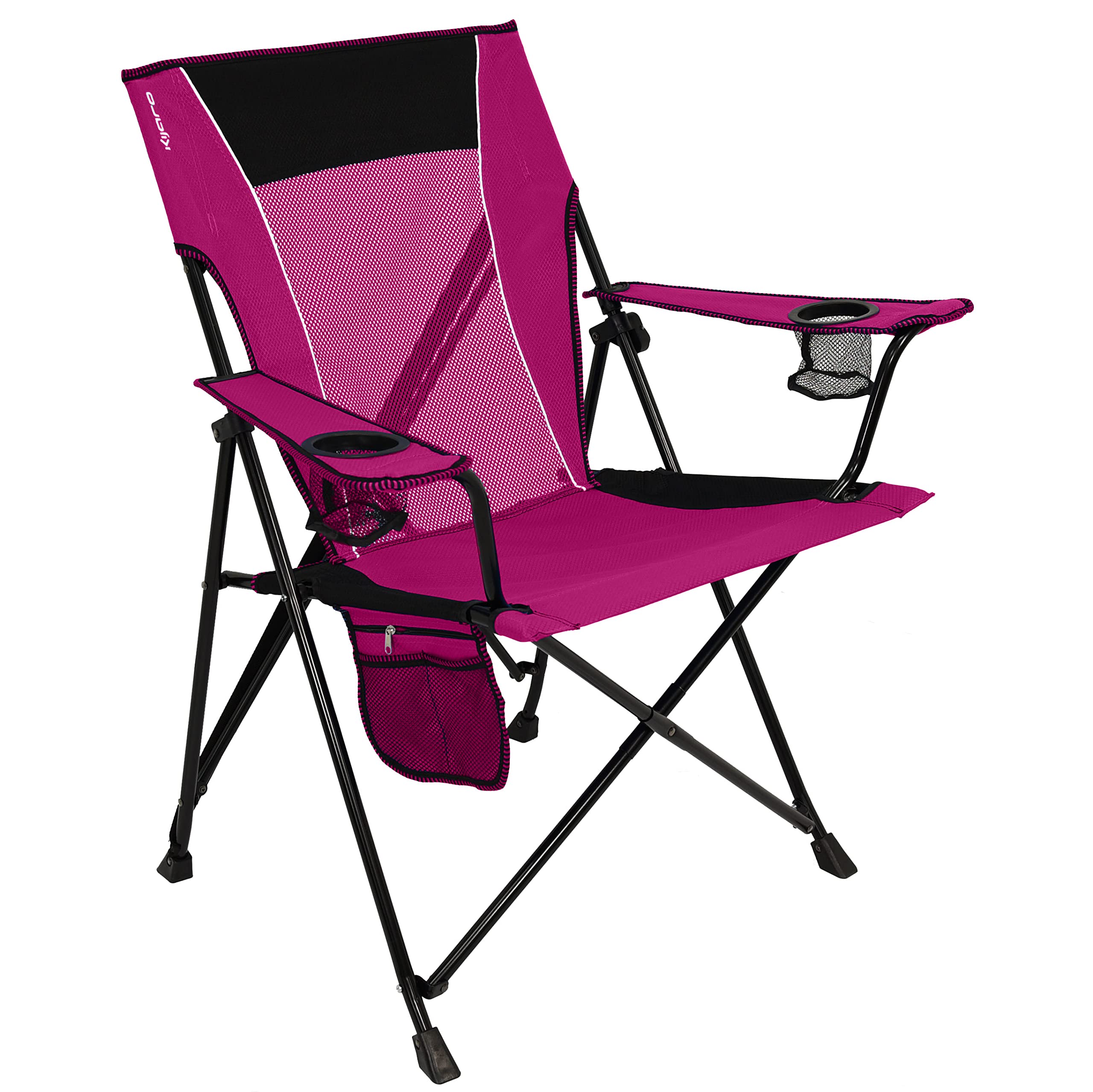 Kijaro Dual Lock Portable Camping Chairs - Enjoy the Outdoors with a Versatile Folding Chair, Sports Chair, Outdoor Chair & Lawn Chair - Dual Lock Feature Locks Position – Kawachi Purple