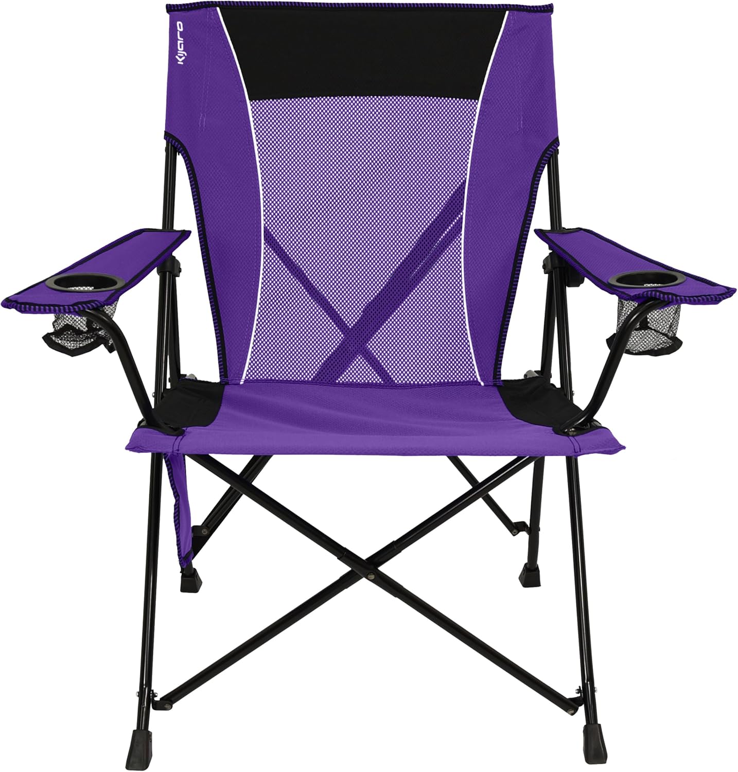 Kijaro Dual Lock Portable Camping Chairs - Enjoy the Outdoors with a Versatile Folding Chair, Sports Chair, Outdoor Chair & Lawn Chair - Dual Lock Feature Locks Position – Kawachi Purple