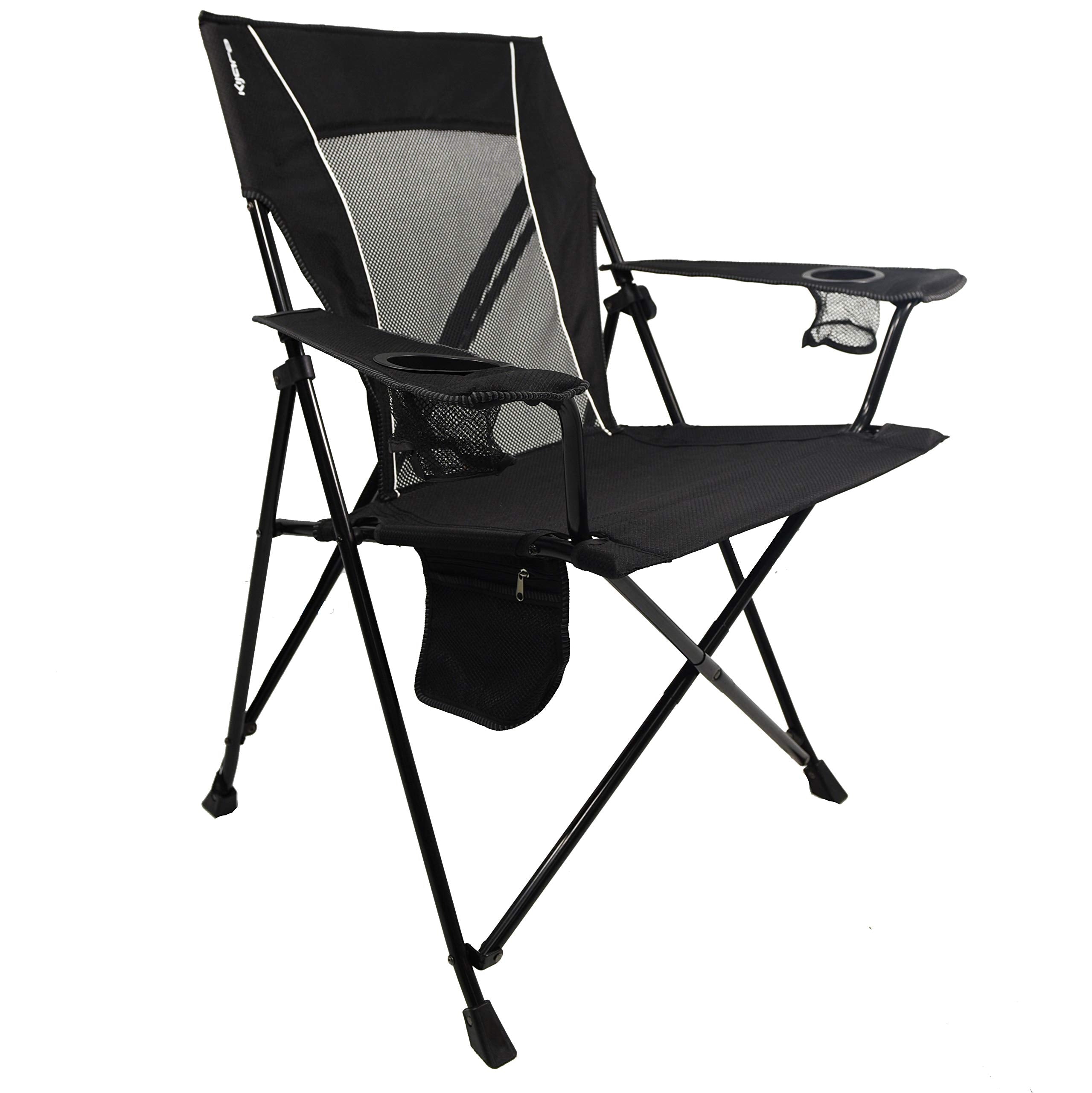 Kijaro Dual Lock Portable Camping Chairs - Enjoy the Outdoors with a Versatile Folding Chair, Sports Chair, Outdoor Chair & Lawn Chair - Dual Lock Feature Locks Position – Kawachi Purple