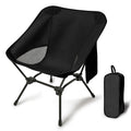 Lightweight Camping Chairs with Adjustable Height, Portable Camping Chairs for Adults with Carry Bag and Side Pockets, Folding Chairs for Outside for Camping, Beach, Fishing, Trip, Picnic (Khaki)